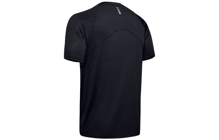 Men's Under Armour Qualifier Running Sports Short Sleeve Black 1342925-001