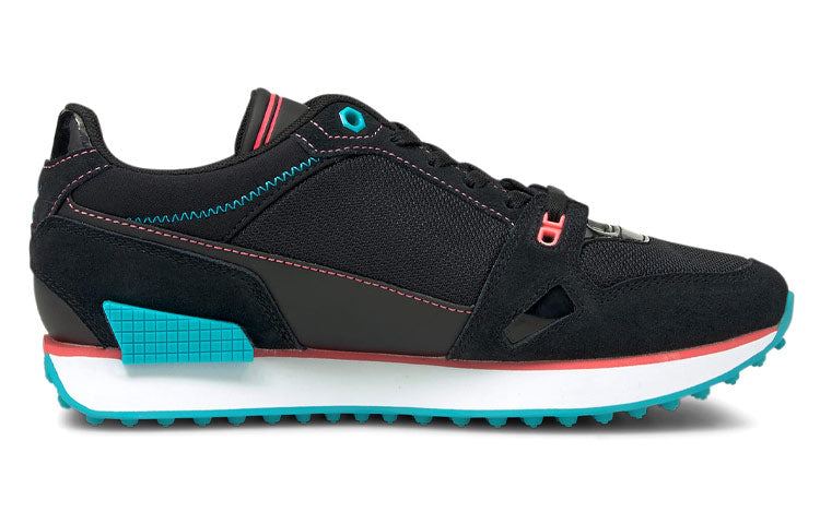 (WMNS) PUMA Mile Rider 'Power Play - Black Scuba Blue' 374954-02