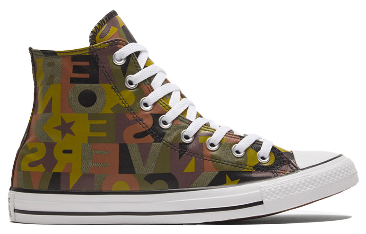 Converse Chuck Taylor All Star High Top 'Black Brown Yellow' 168713F