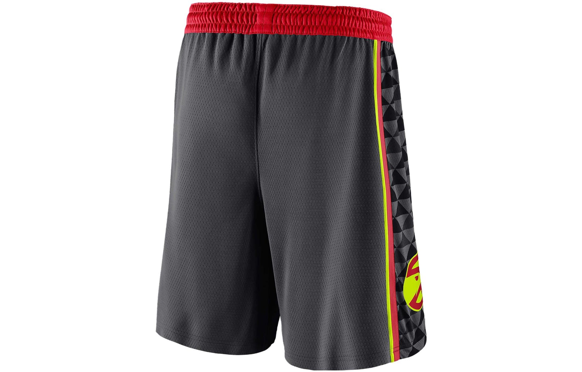 Nike NBA Atlanta Hawks Icon Edition Swingman Shorts 'Anthracite University Red' AJ5581-060