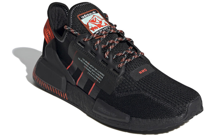 adidas NMD_R1 V2 'Black Solar Red' FW6409