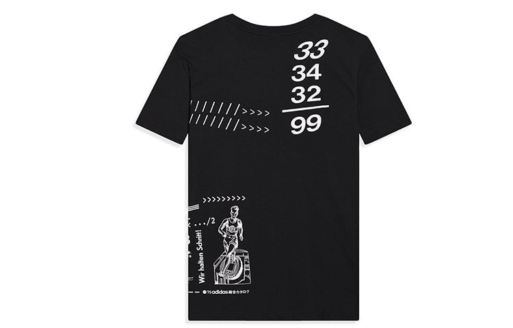 adidas originals Sophisti Printing Short Sleeve Black CE2254