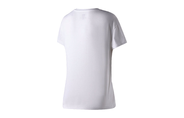 (WMNS) adidas Sports Stylish Casual Round Neck Short Sleeve White EI4579