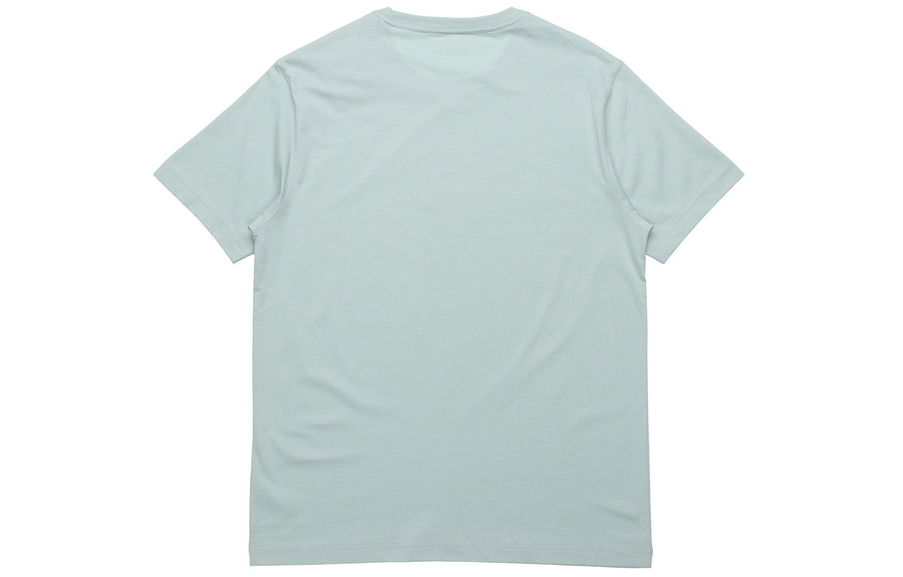 Li-Ning BADFIVE Basketball Series Alphabet Printing Round Neck Short Sleeve Gray Green AHSQ227-2