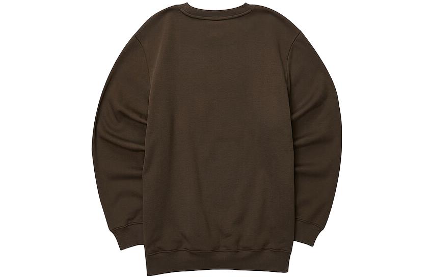 Skechers Casual Graphic Crew Sweater 'Brown Grey' L423U074-02Z9