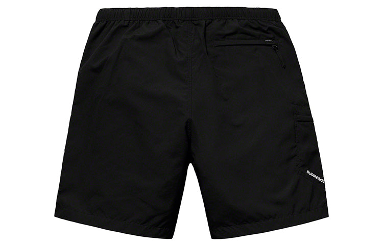 Supreme SS19 Nylon Trail Short Casual Shorts Unisex Black SUP-SS19-10364