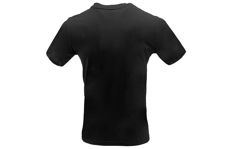 New Balance Knit Breathable Athleisure Casual Sports LOGO Printing Short Sleeve Black MT91923-BK