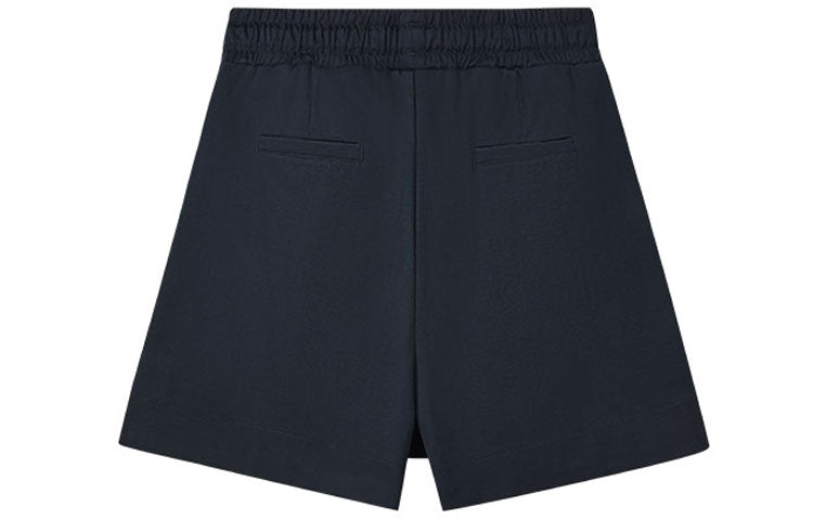 (WMNS) FILA Side Splicing Loose Casual Sports Beach Shorts Blue F11W138601F-NV