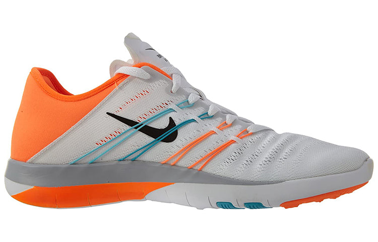 (WMNS) Nike Free TR 6 'White Orange' 833413-101