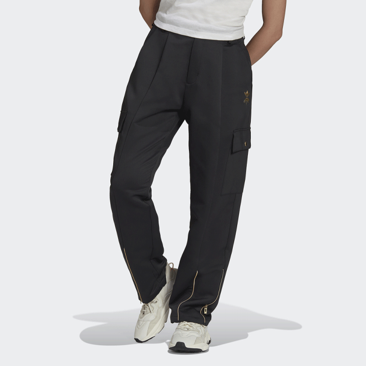 (WMNS) adidas Womens Modular Cargo Pants Asia Sizing 'Black' HG6674