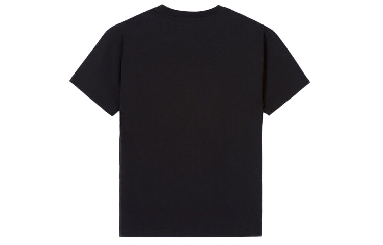 Men's KENZO Eye Embroidered Pattern Cotton Round Neck Short Sleeve Black FA5-5TS086-4YM-99