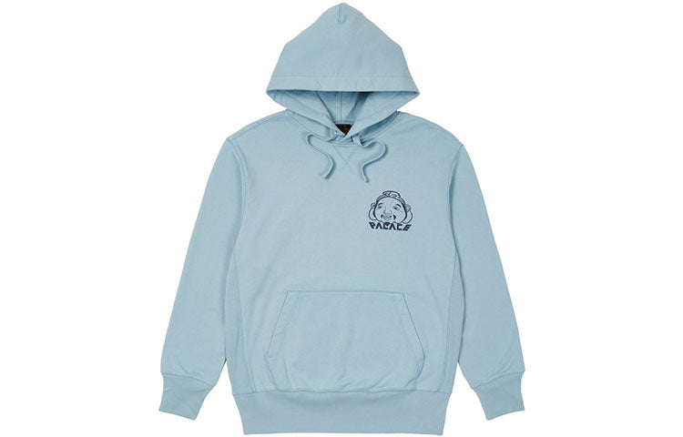 Palace X Evisu FW21 Tri-Godhead Hoodie 'Blue' P21EVHD003