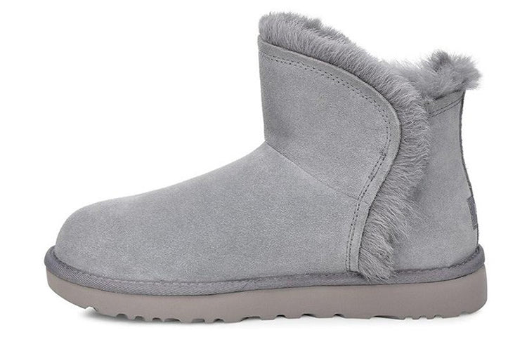 (WMNS) UGG Classic Mini Fluff High-Low 'Blue Grey' 1103745-GYS