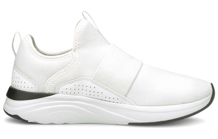 (WMNS) PUMA Softride Sophia Slip-On 'White Black' 195161-04