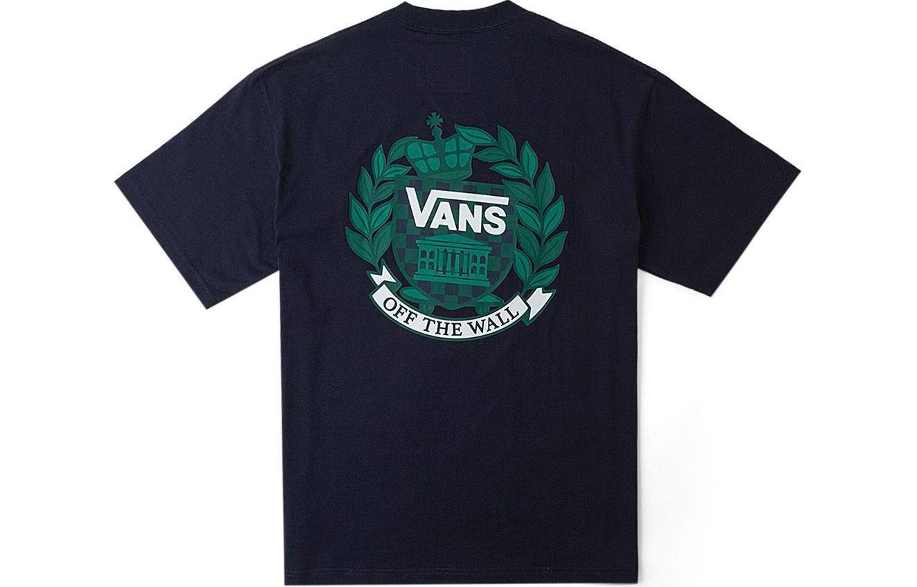 Vans Classic Graphic T-shirt 'Navy Green' VN000JEFDNC