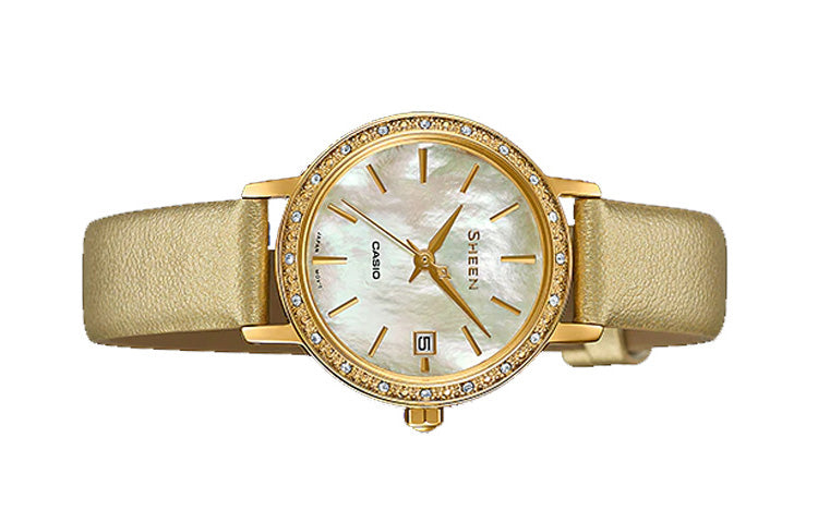 CASIO Quartz Waterproof SHEEN Yellow Analog SHE-4060GL-9A