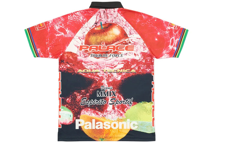 PALACE Fruit Printing Half Zipper Unisex Red P19ES100