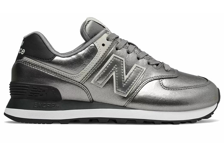 (WMNS) New Balance 574 Series Sneakers Sliver/Grey WL574WNE