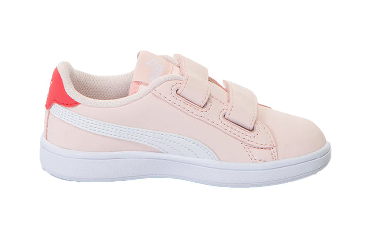 (PS) PUMA Smash V2 Buck V Ps Leisure Sneakers Pink/White 365183-03