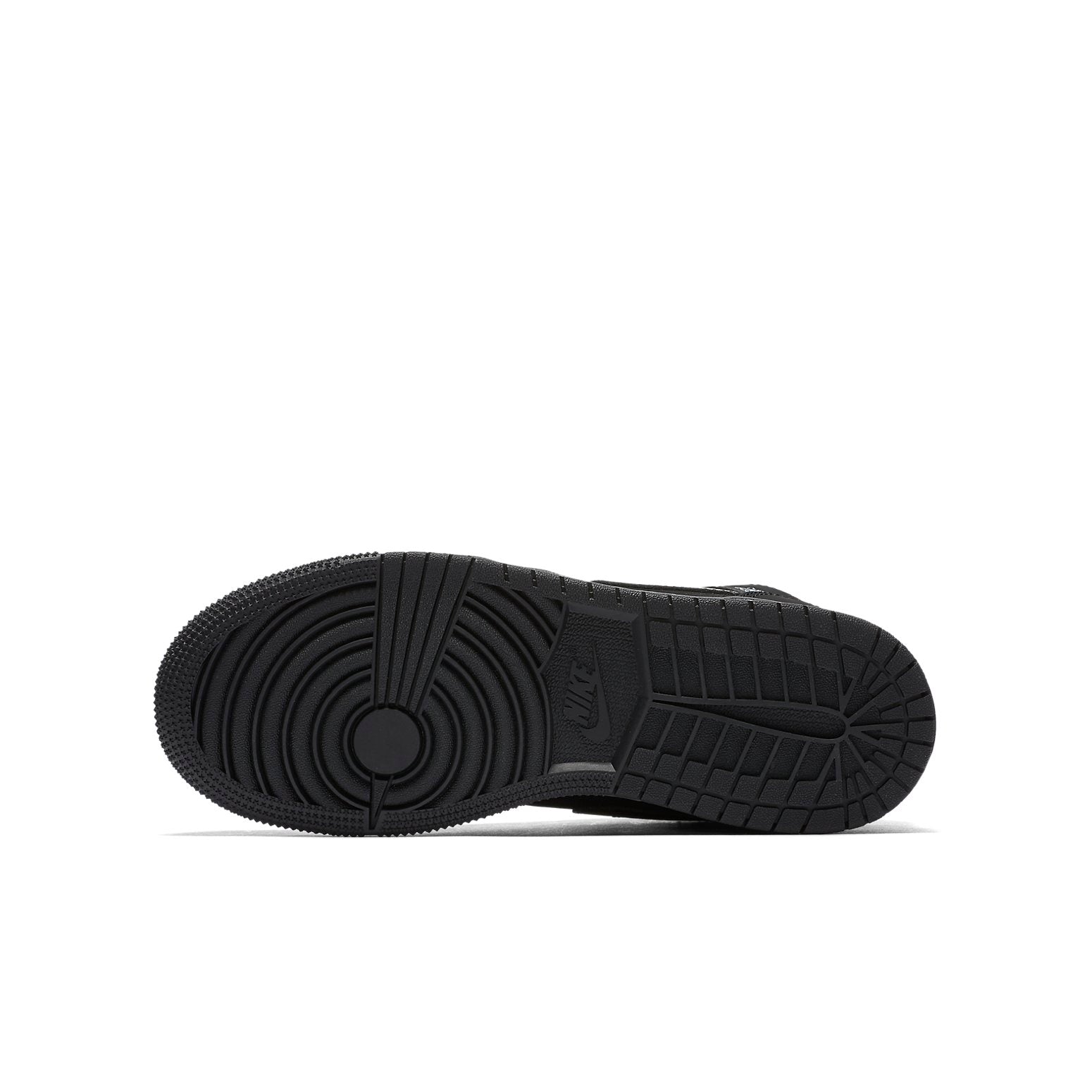 (GS) Air Jordan 1 Retro Mid 'Triple Black 2016' 554725-050
