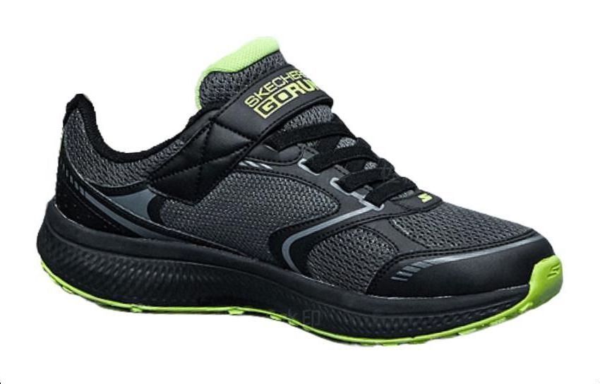 (GS) Skechers Go Run Shoes 'Black Green' 405009L-BCCL