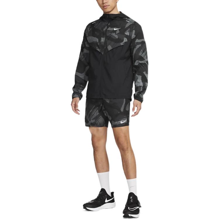 Nike Challenger Camo Shorts 'Black' DQ4727-010