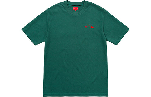 Supreme SS18 Mesh Arc Logo Tee Dark Green Logo Tee SUP-SS18-0129