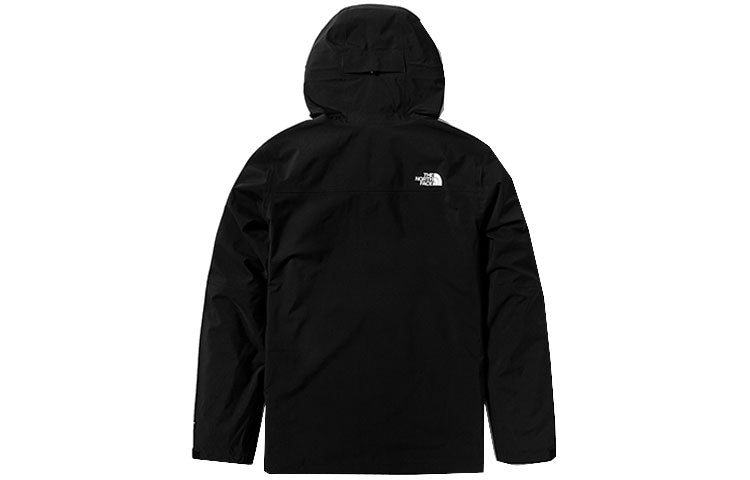 Men's THE NORTH FACE Outdoor waterproof Breathable Jacket Black 4N9R-JK3