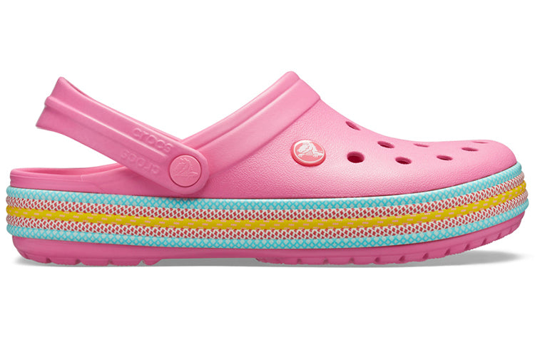 (WMNS) Crocs Crocband Beach Pink Sandals 205889-669