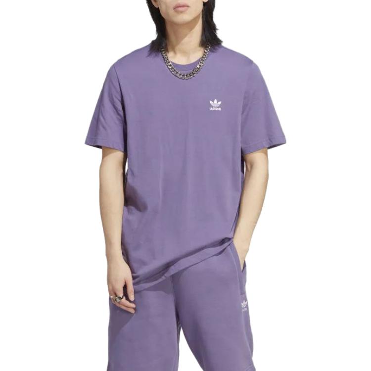 adidas Originals Trefoil Essentials T-Shirt 'Purple' IA4868