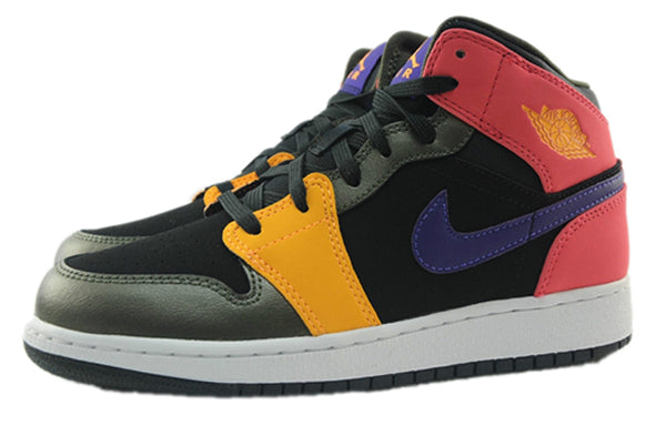 (GS) Air Jordan 1 Mid 'Multi-Color' 555112-016