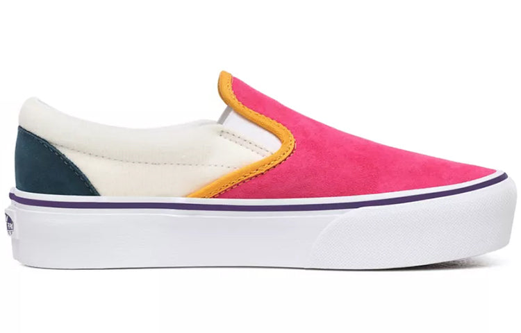 (WMNS) Vans Mini Cord Classic Slip-on Platform 'Pink' VN0A3JEZWVY