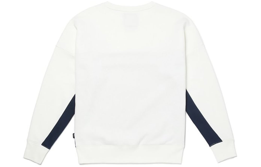 Men's Vans Contrasting Colors Fleece Lined Stay Warm Pullover Round Neck Creamy White VN0A4BP5FS8