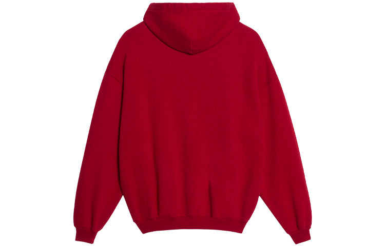 (WMNS) Balenciaga Alphabet Hoodie Red 556111TDV046064