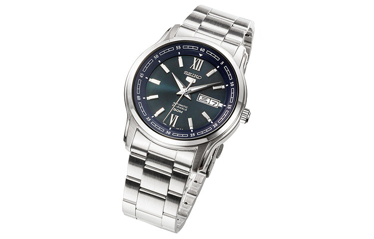 Men's SEIKO No. 5 Mechanical Automatic Watch Blue SNKP17K1