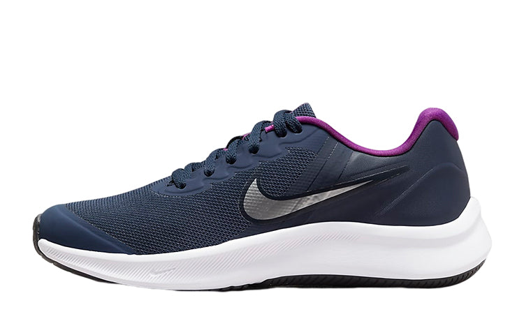 (GS) Nike Star Runner 3 'Midnight Navy Vivid Purple' DA2776-404