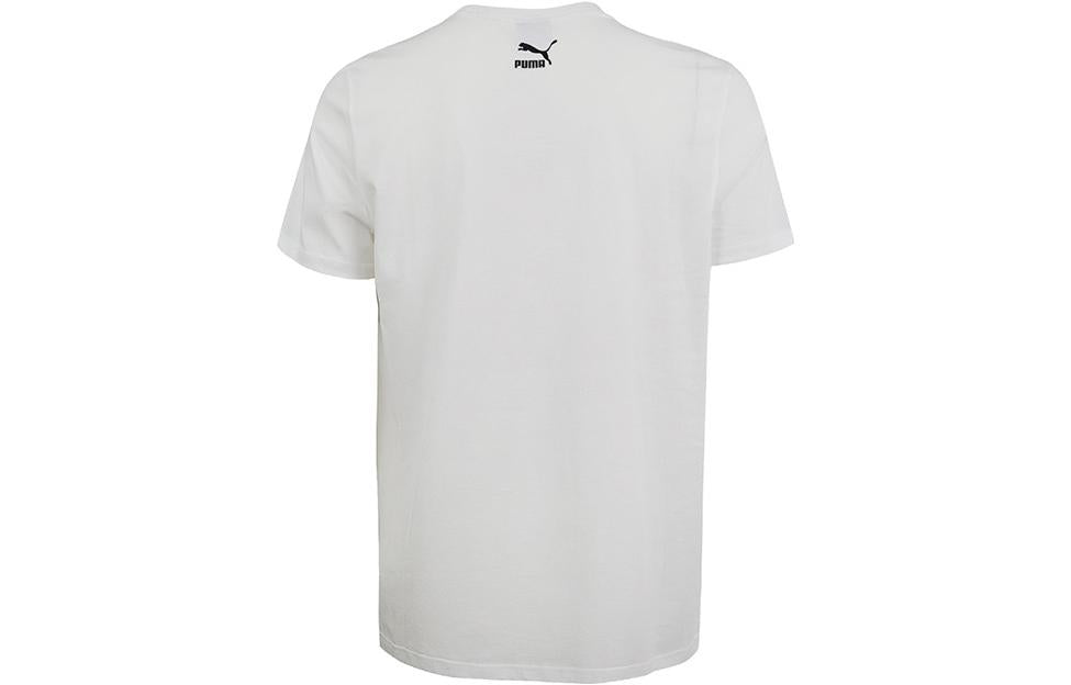 PUMA Shadow Logo Graphic Tee 'White' 537884-02