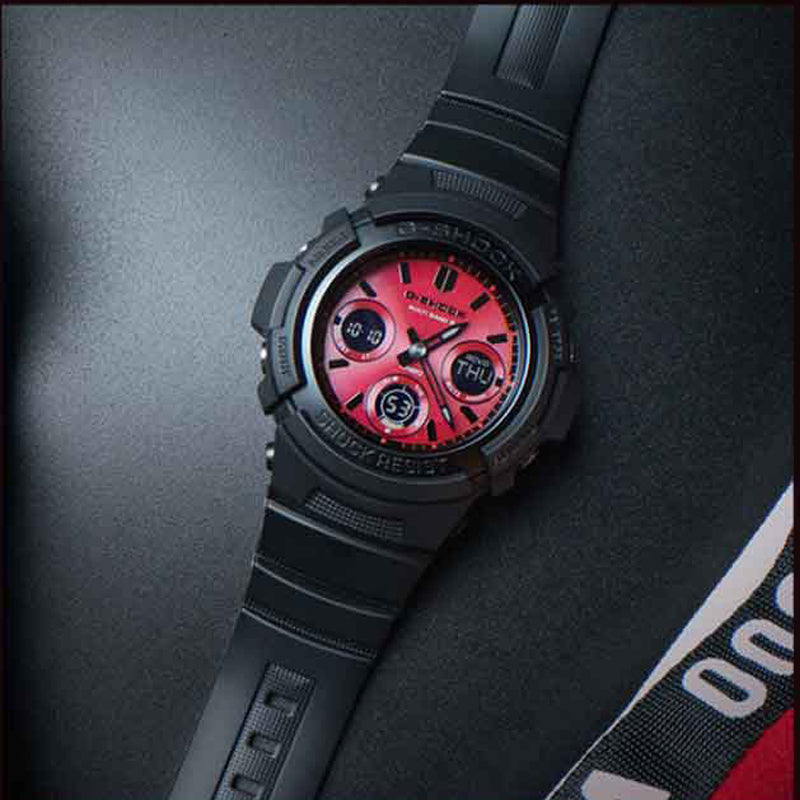 CASIO G-Shock Analog-Digital 'Black' AWG-M100SAR-1APR