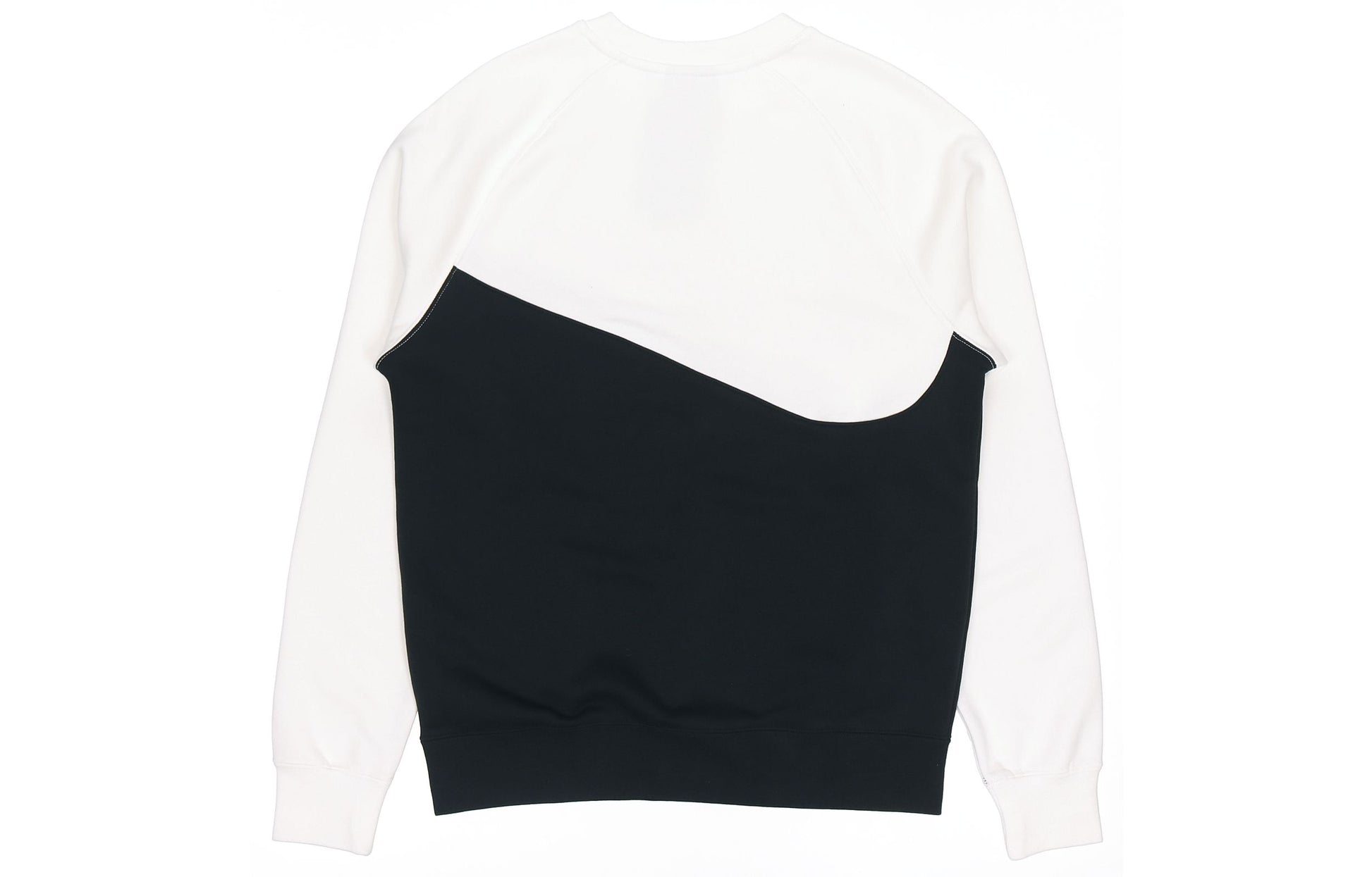Nike Sportswear Swoosh Casual Round Neck Pullover Sports Black White  CZ4922-010