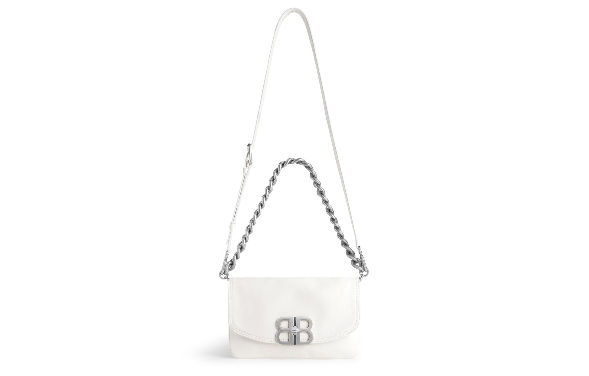 (WMNS) Balenciaga Bb Soft Small Flap Bag 'Optic White' 7485982AAIY9001