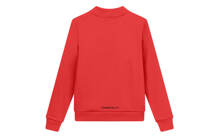 (WMNS) FILA Embroidered LOGO Minimalistic High Collar Red F11W018202F-RD