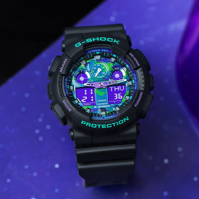 CASIO Baby-G 'Black & White' GA-100BL-1A&BA-110TM-7A