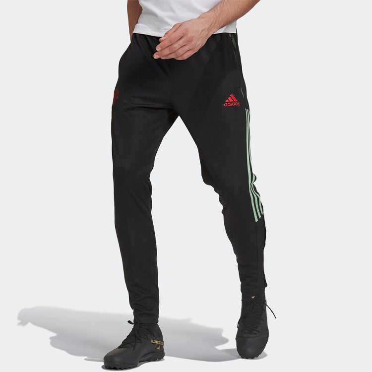 adidas Side Stripe Logo Sports Pants Black GK9430