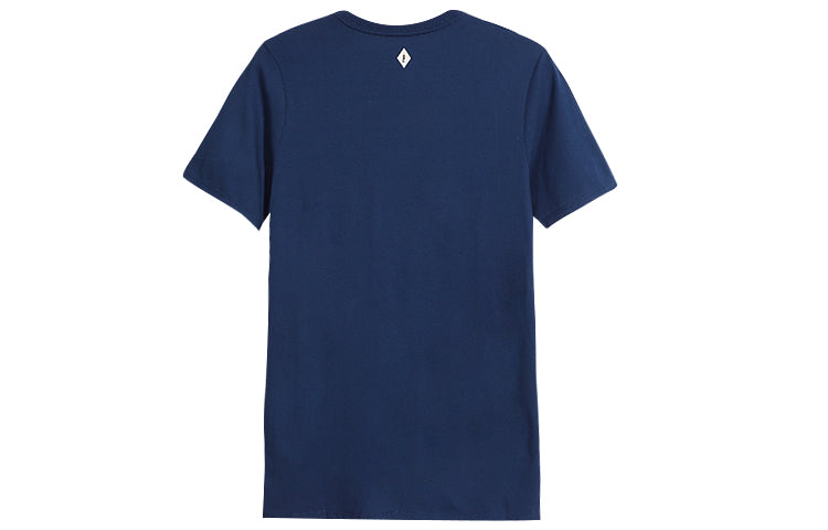 Nike x Pigalle Crossover Air Tee Casual Sports Round Neck Short Sleeve Breathable Navy Blue 886681-423