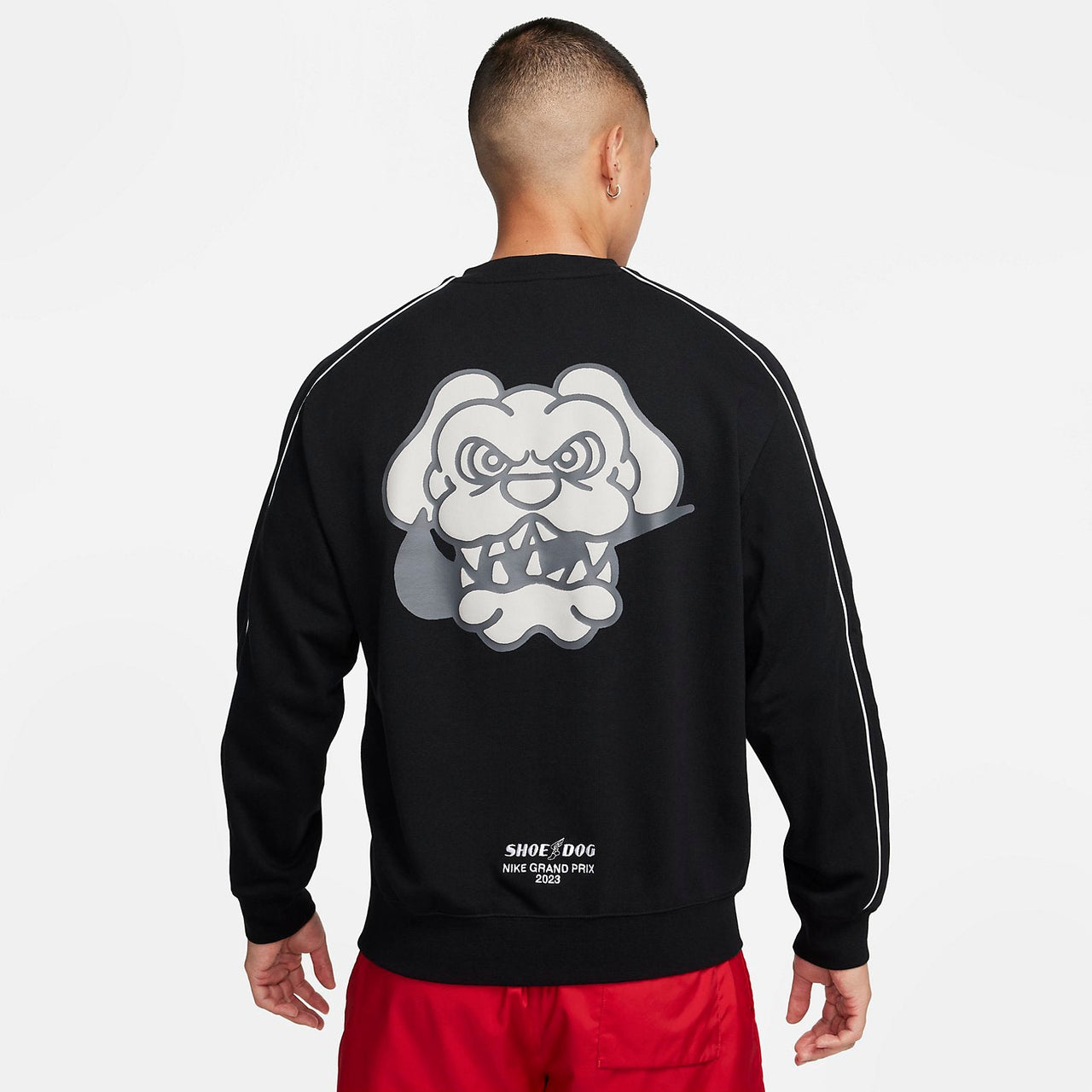 Nike Fleece Crewneck Sweatshirt 'Black' FB7260-010