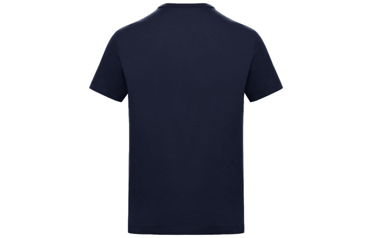 Men's Moncler Short Sleeve Round Neck Blue 0918C707108390T778
