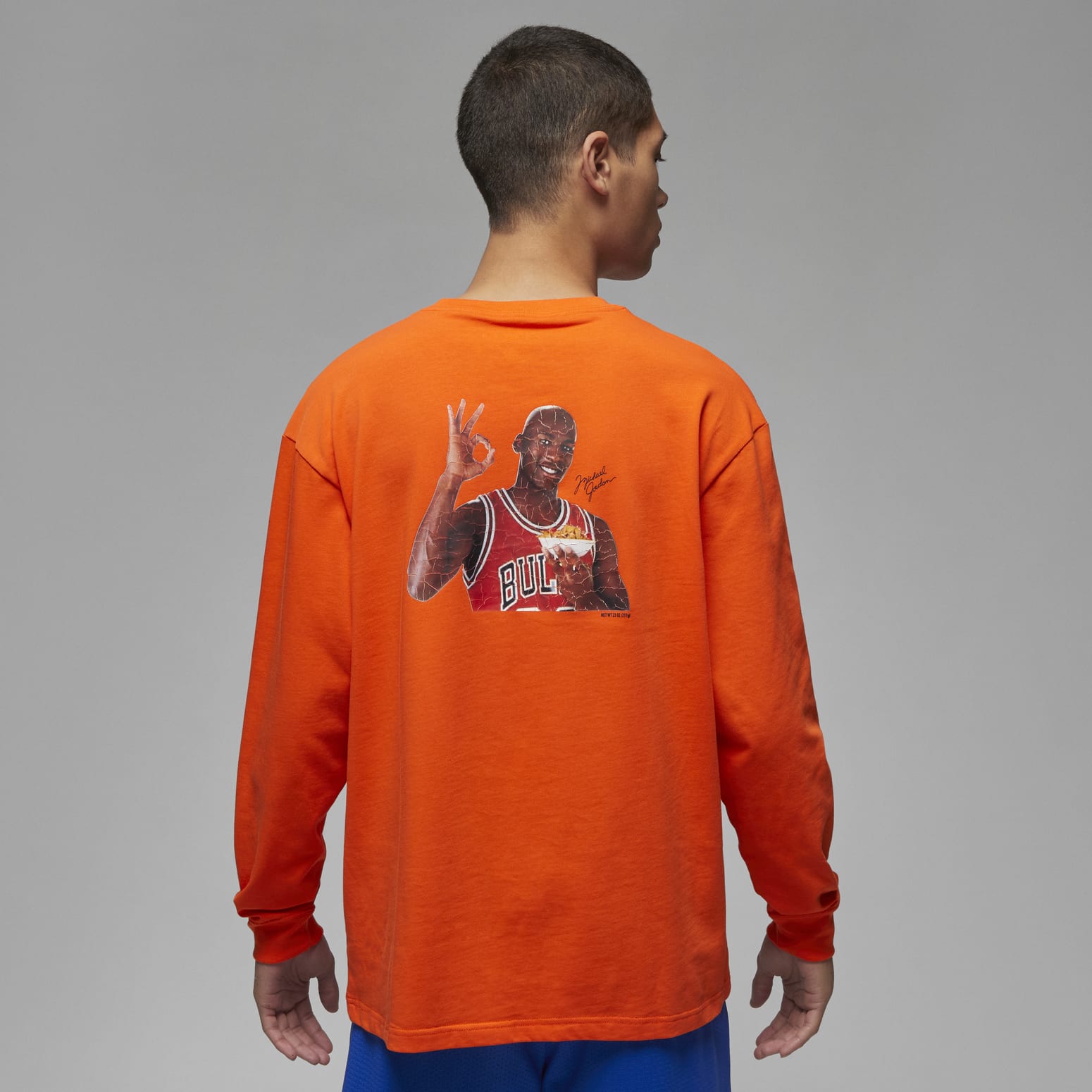 Air Jordan Flight MVP Long Sleeve T-shirt 'Orange' DV8428-817