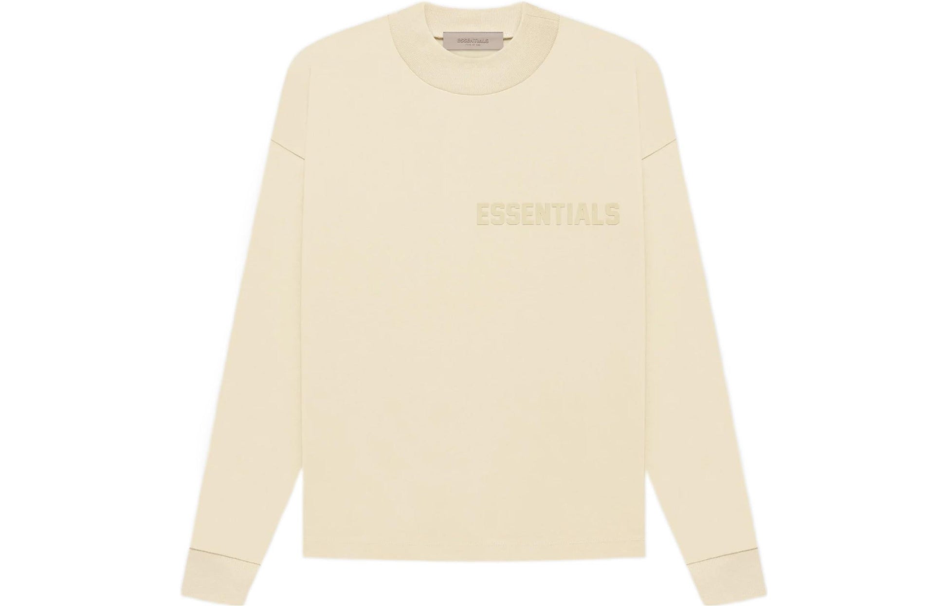 Fear of God Essentials FW22 Long Sleeve Tee 'Egg Shell' FOG-FW22-258