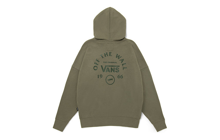 Vans Alphabet Printing Cardigan Couple Style Green VN0A54MLDB0