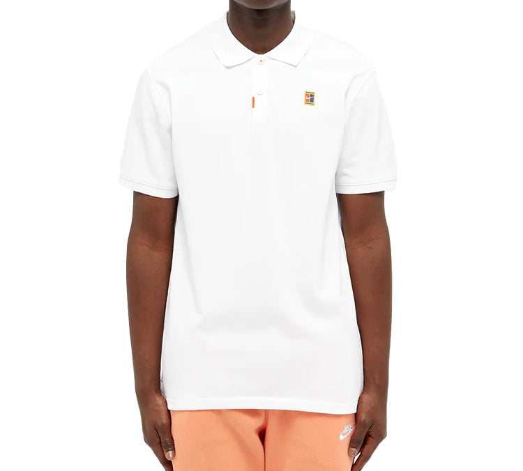 Men's Nike Dri-FIT White Polo Shirt BQ4461-100